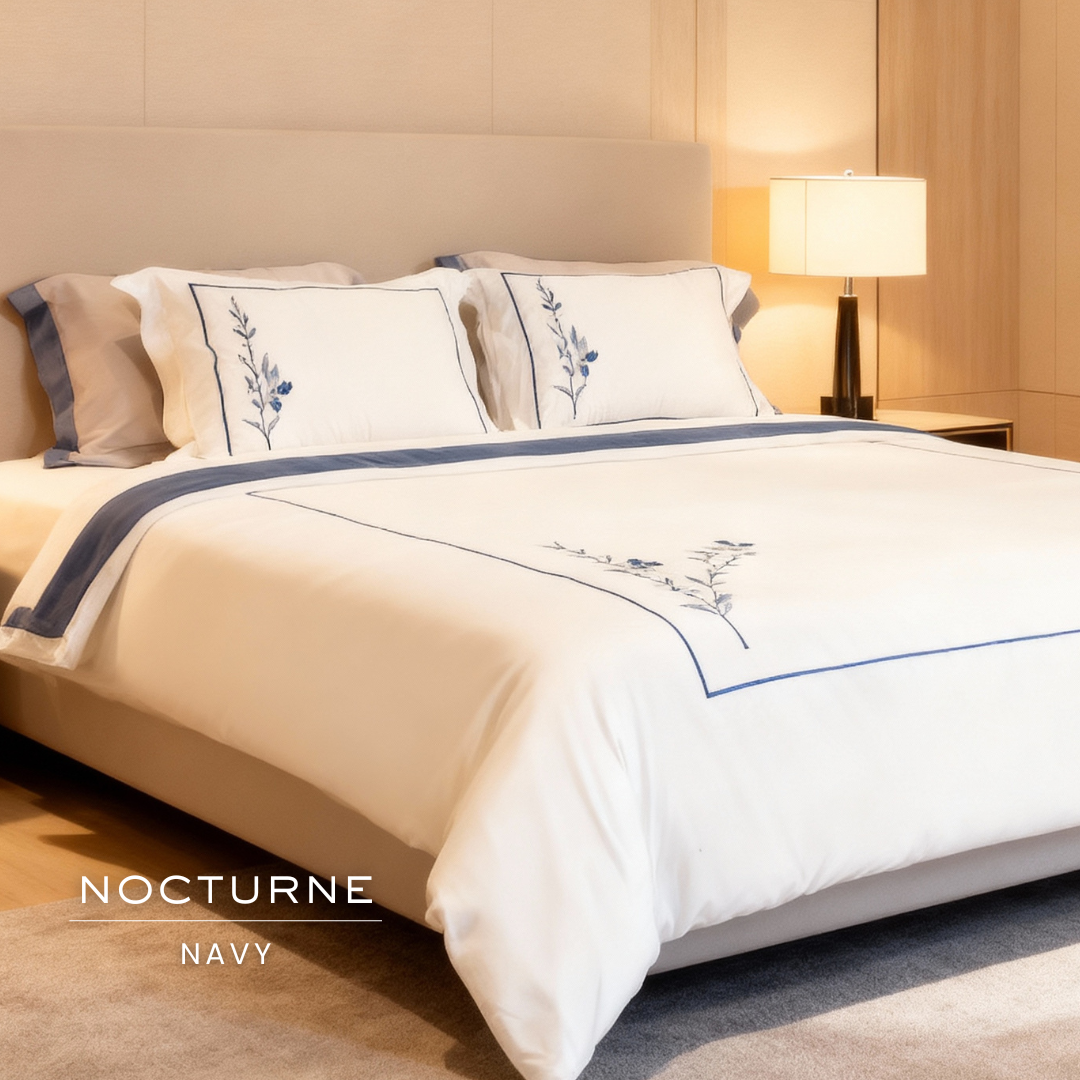 Sutra Lyocell ( TC 600 ) - 200 x 200 x 40 - HS Nocturne Navy