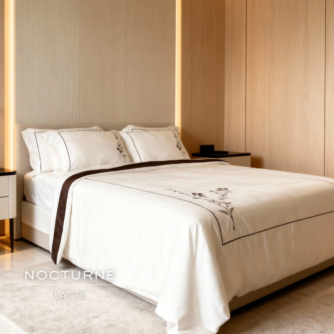 Sutra Lyocell ( TC 600 ) - 180 x 200 x 40 - Nocturne Latte