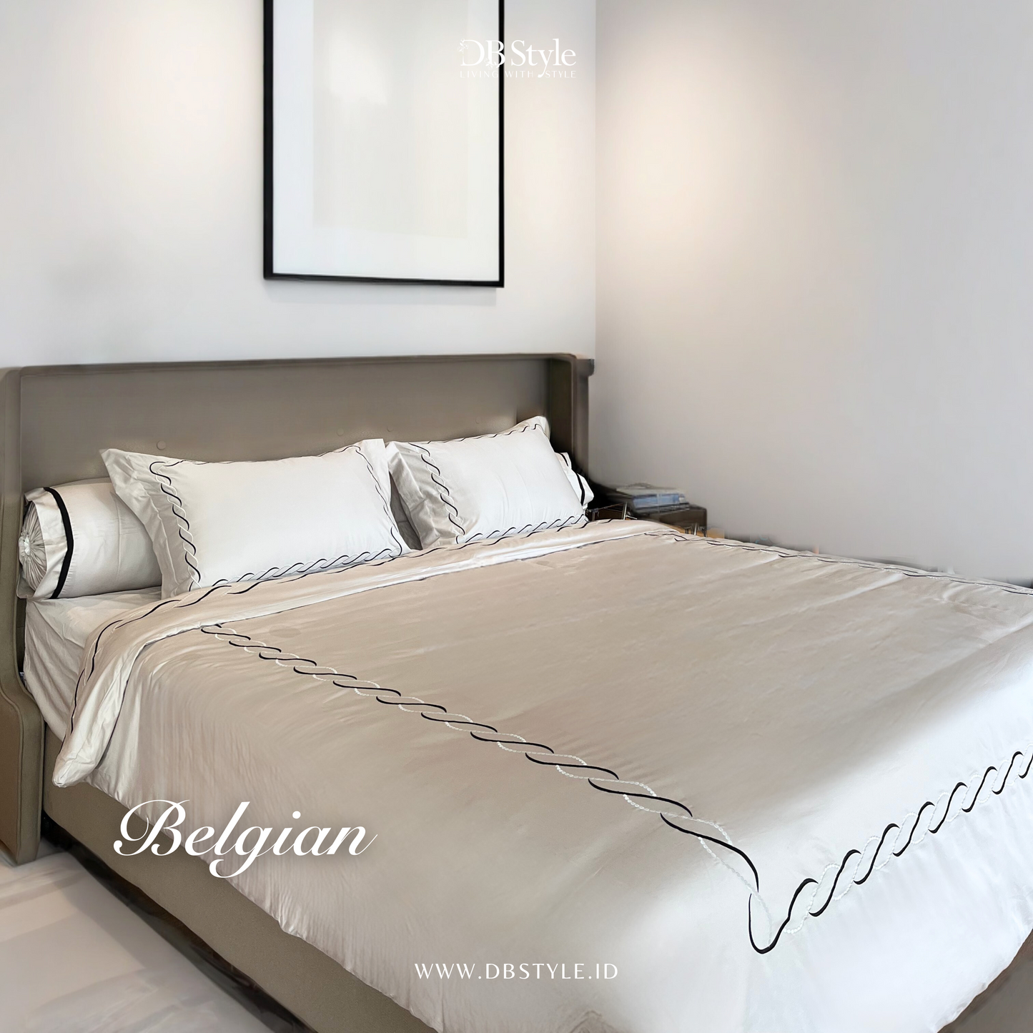 Cotton ( TC 400 ) - 120 x 200 x 45 - HS Belgian Base Silver