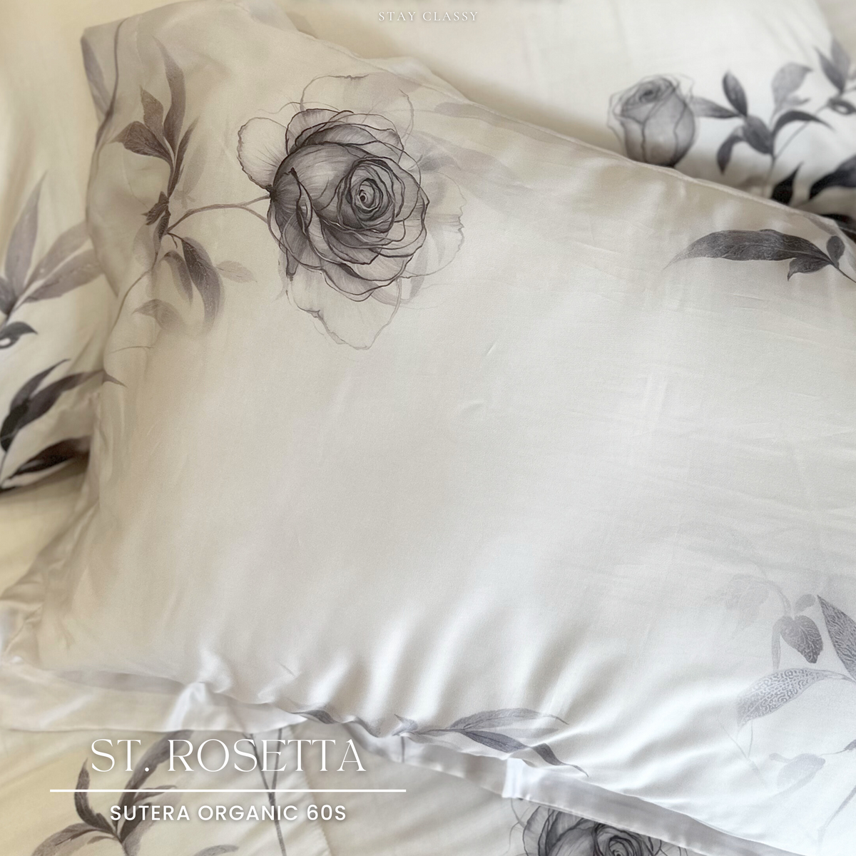 Sutra Printed ( TC 600 ) - 180 x 200 x 40 - ST Rosetta