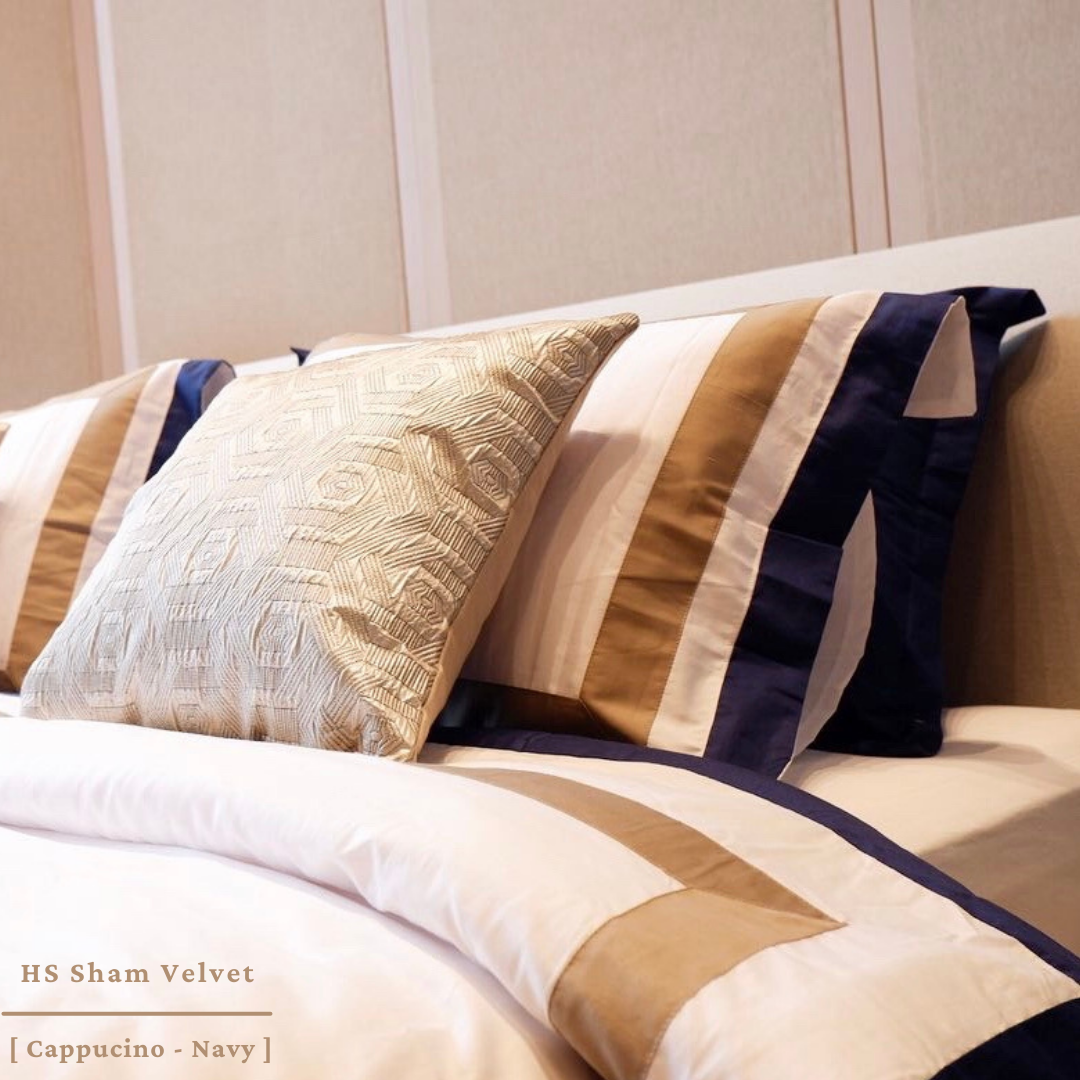 Cotton ( TC 400 ) - 160 x 200 x 40 - Sham Velvet Cappucino