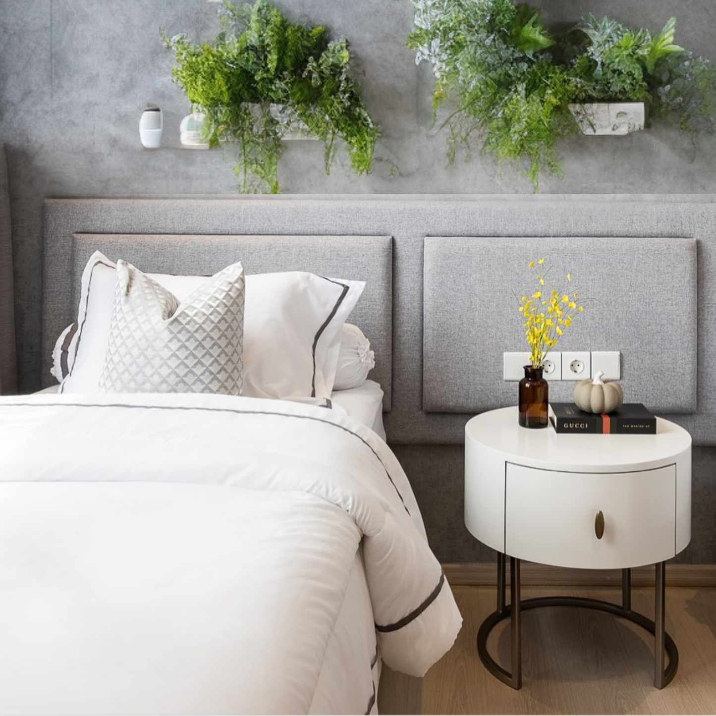 Cotton ( TC 800 ) - 200 x 200 x 40 - Alpine List Dark Grey