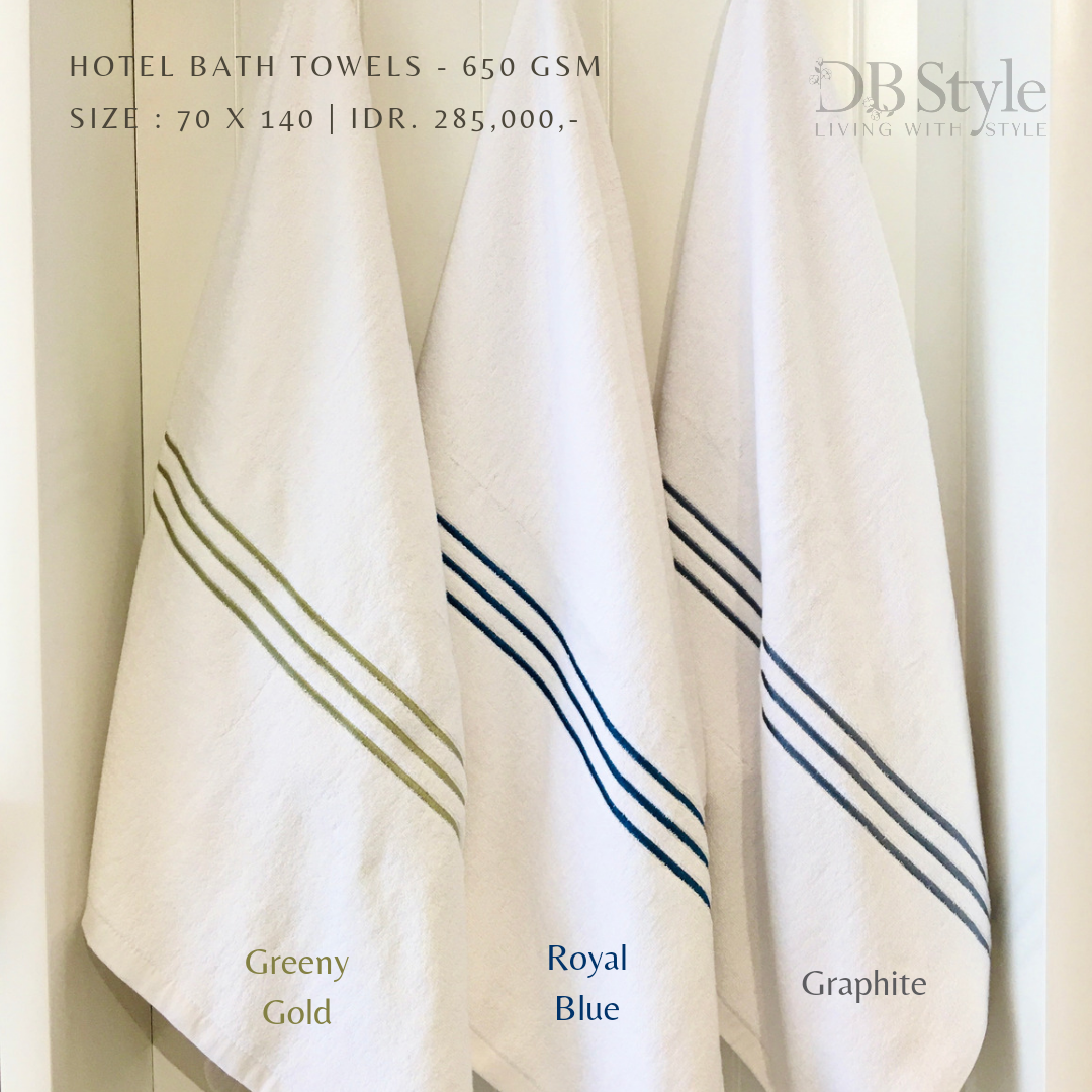 Tri Alpha Stripe - Bath Towels