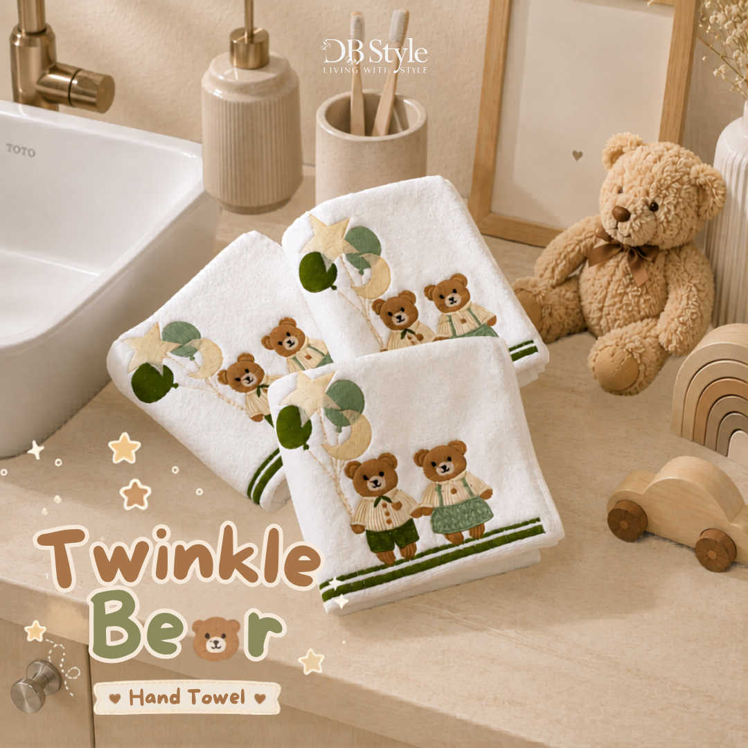 Twinkle Bear- ( Hand Towel )