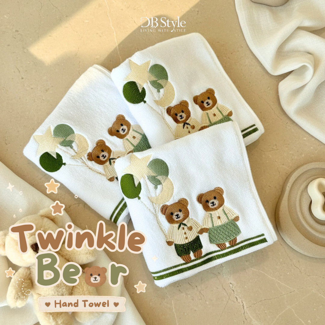 Twinkle Bear- ( Hand Towel )
