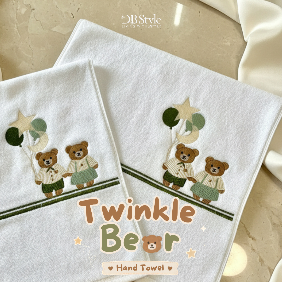 Twinkle Bear- ( Hand Towel )