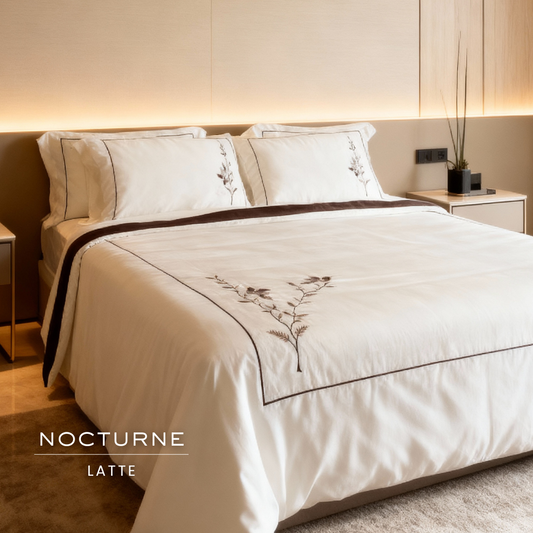 Sutra Lyocell ( TC 600 ) - 180 x 200 x 40 - Nocturne Latte