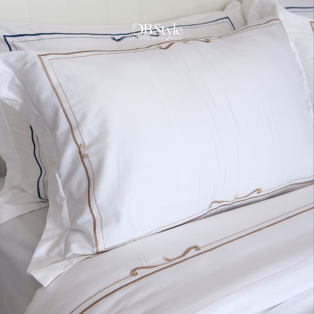 Egyptian Cotton ( TC 800 ) - 200 x 200 x 40 - Ludwig Taupe Duvet