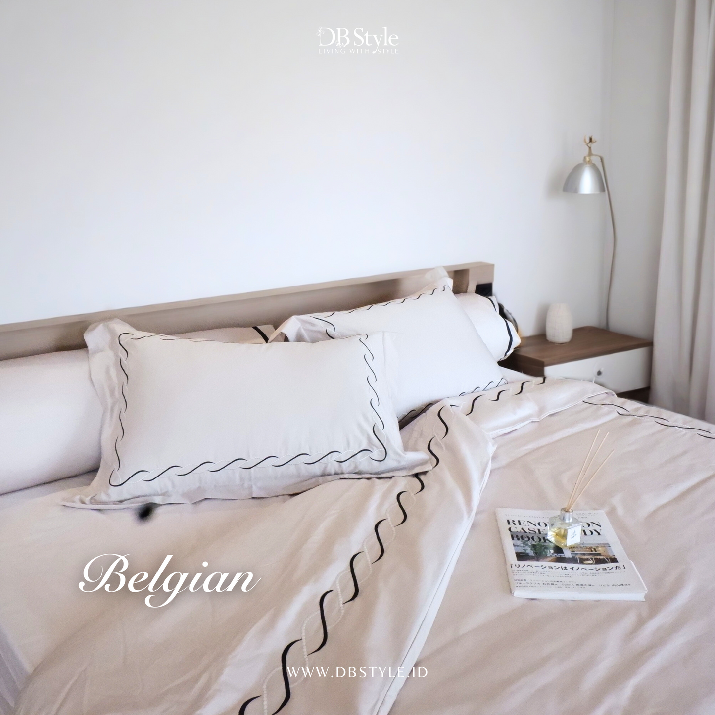 Cotton ( TC 400 ) - 120 x 200 x 45 - HS Belgian Base Silver