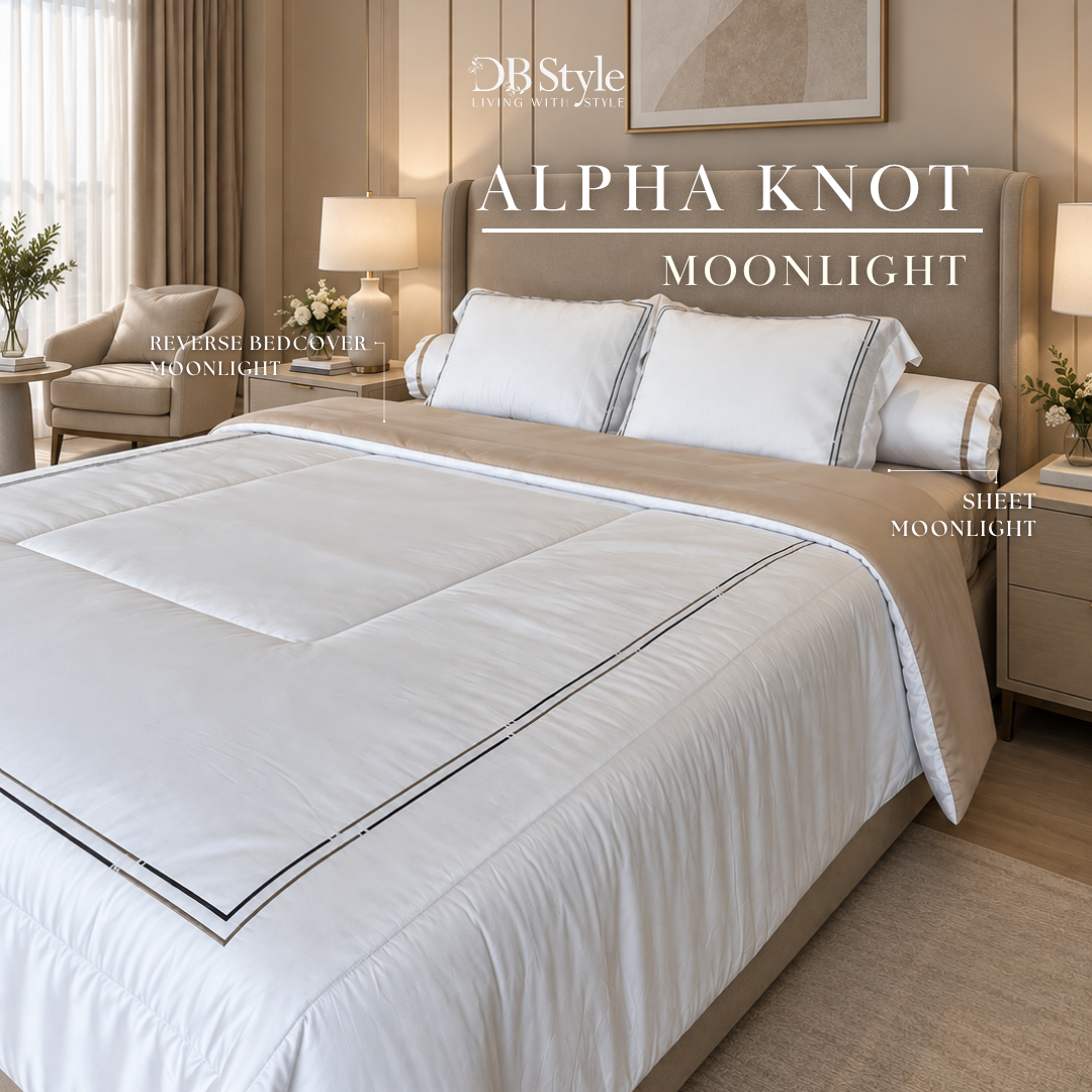Sale 40% Sprei + Bedcover Set Hotel Series ( Design Embroidery )