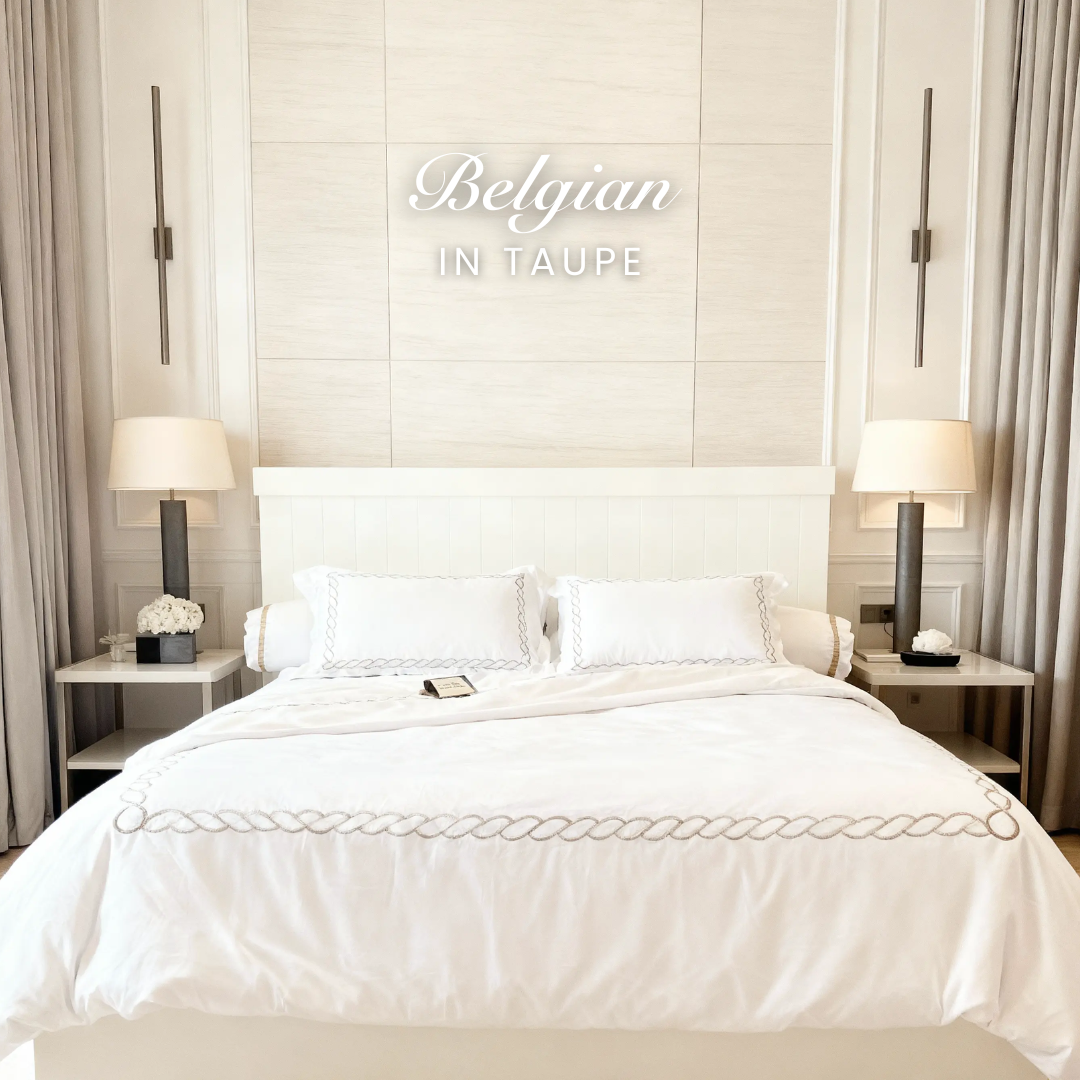 Organic Cotton ( TC 400 ) - 180 x 200 x 40 - Belgian New Base White List Gold