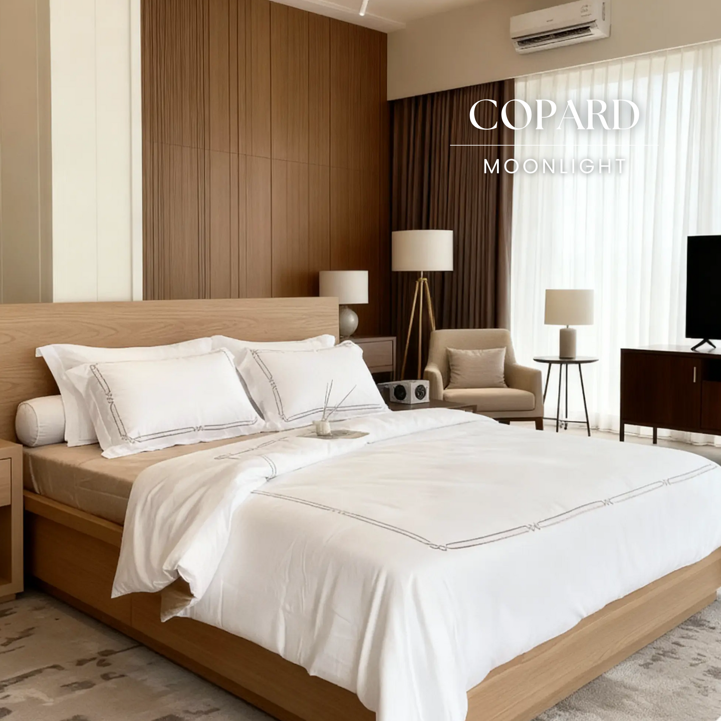 Sale 40% Sprei + Bedcover Set Hotel Series ( Design Embroidery )