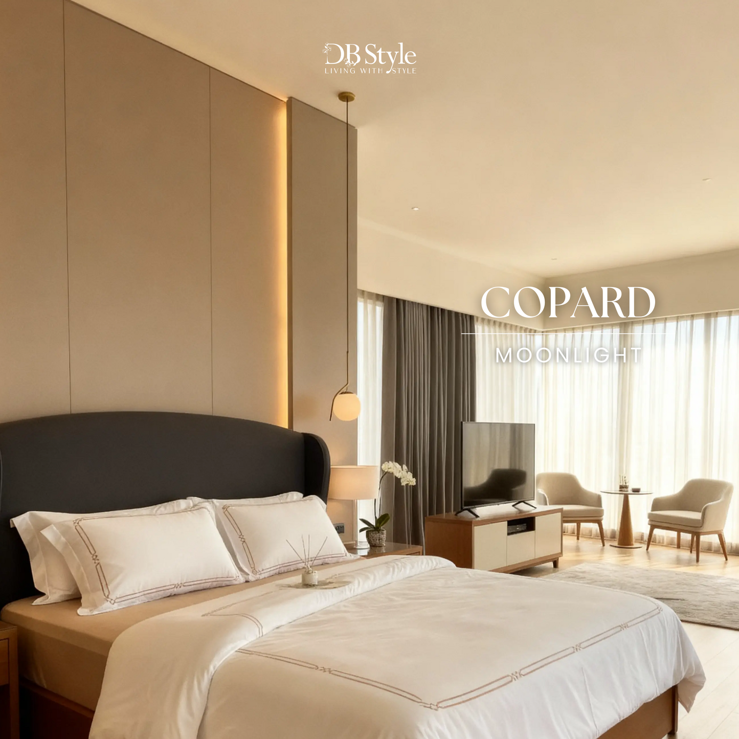 Sale 40% Sprei + Bedcover Set Hotel Series ( Design Embroidery )