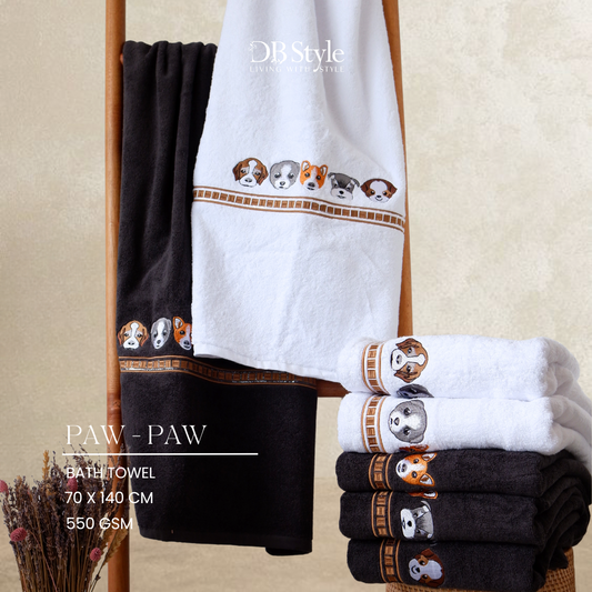 Paw's Collection ( Bath Towel / Bath Mat / Hand Towel )