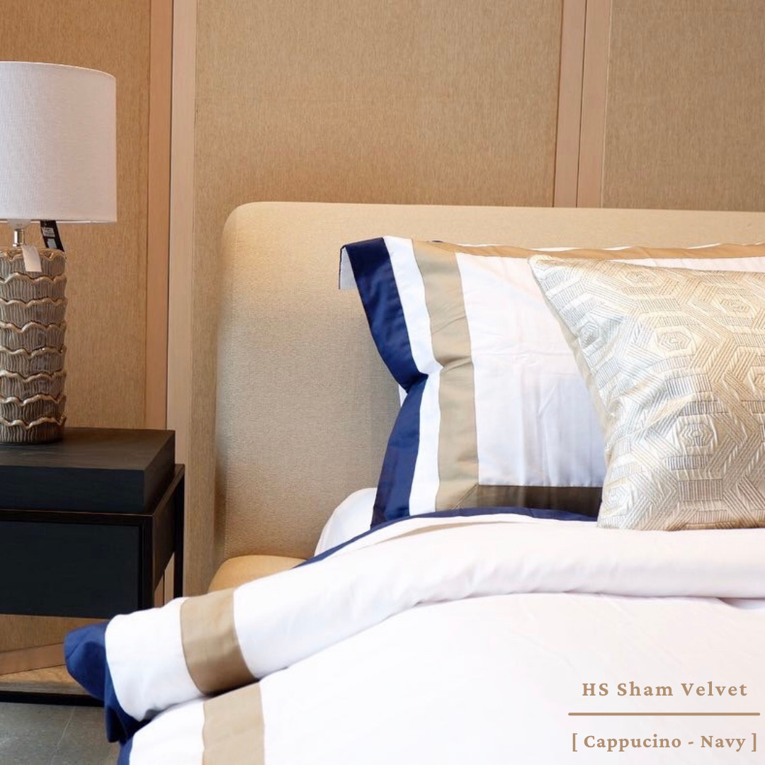 Cotton ( TC 400 ) - 160 x 200 x 40 - Sham Velvet Cappucino