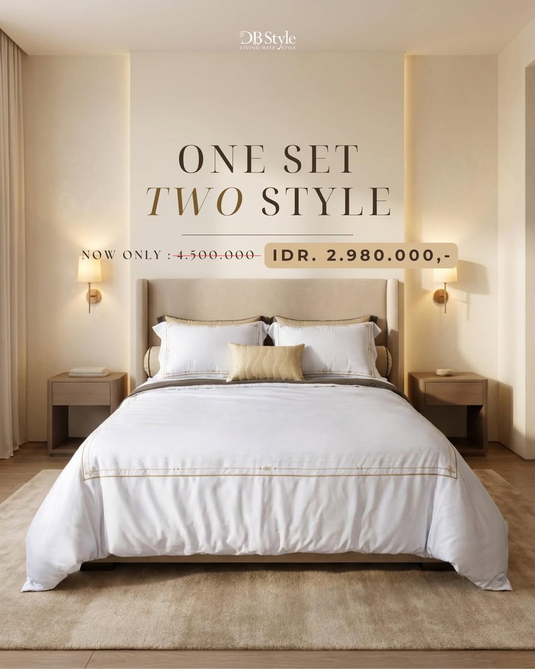 ONE SET TWO STYLE - Cotton TC 400 & Sutra TC 600