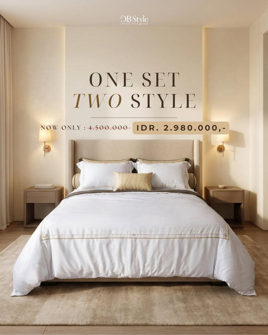 ONE SET TWO STYLE - Cotton TC 400 & Sutra TC 600