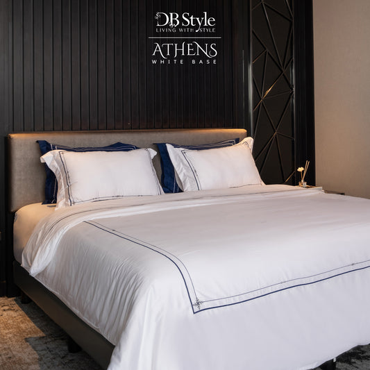 Cotton ( TC 800 ) - 200 x 200 x 40 - Athens Base White List Navy