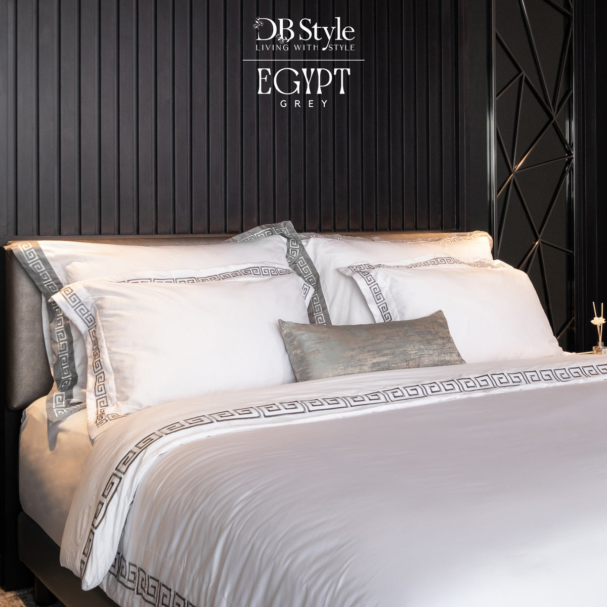 Cotton ( TC 400 ) - 200 x 200 x 40 - HS Egypt Grey
