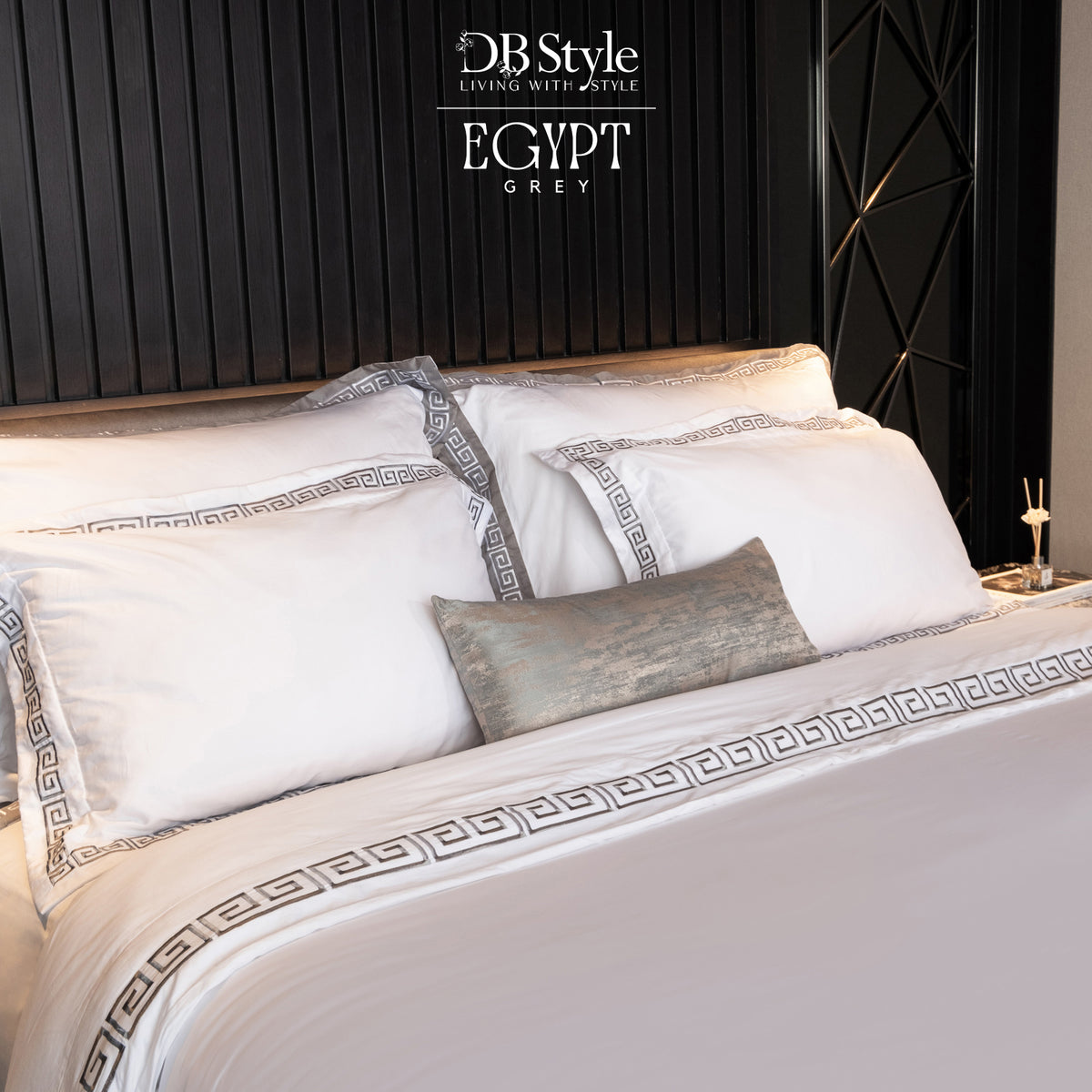 Cotton ( TC 400 ) - 200 x 200 x 40 - HS Egypt Grey