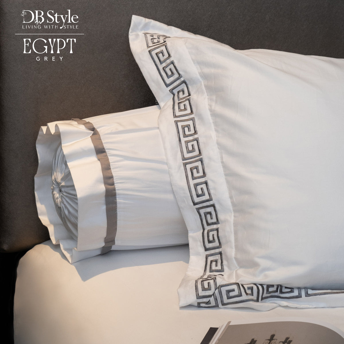 Cotton ( TC 400 ) - 200 x 200 x 40 - HS Egypt Grey