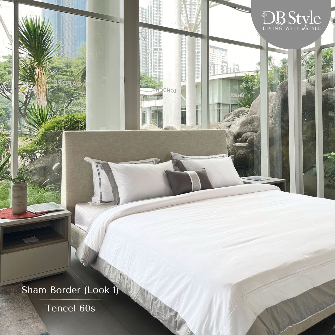 PROMO BUNDLE : 2 Sprei + 1 Bedcover ( Hotel Series - Sutra Organic 60s )