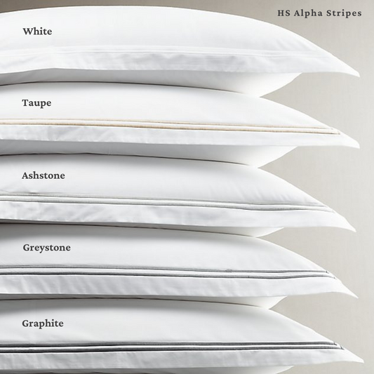 Extra 2 Pillow / Bolster Cases HS Alpha Stripes