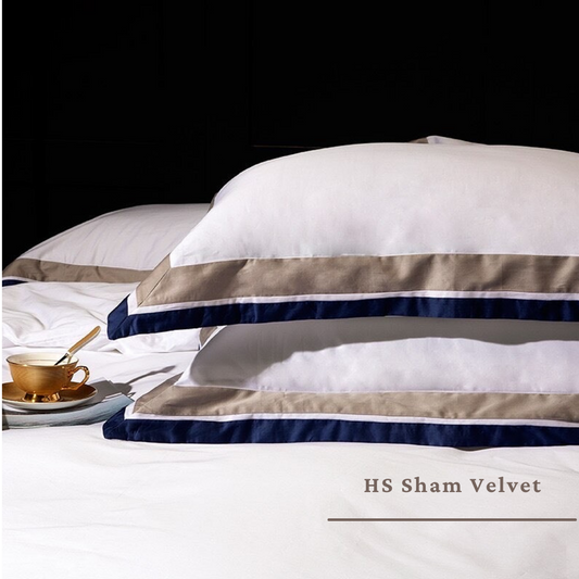 Extra 2 Pillow / Bolster Cases HS Sham Velvet