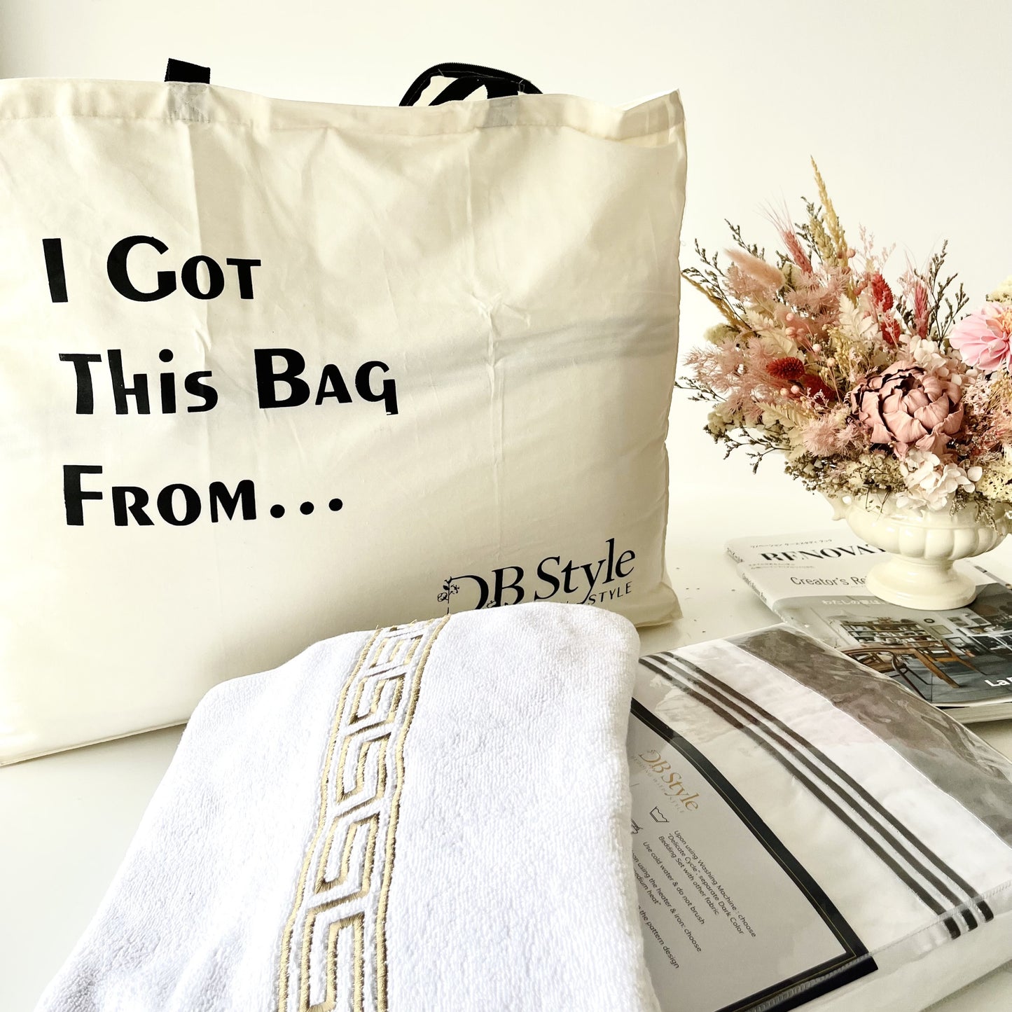 DB Style Tote Bag - Grocery Bag
