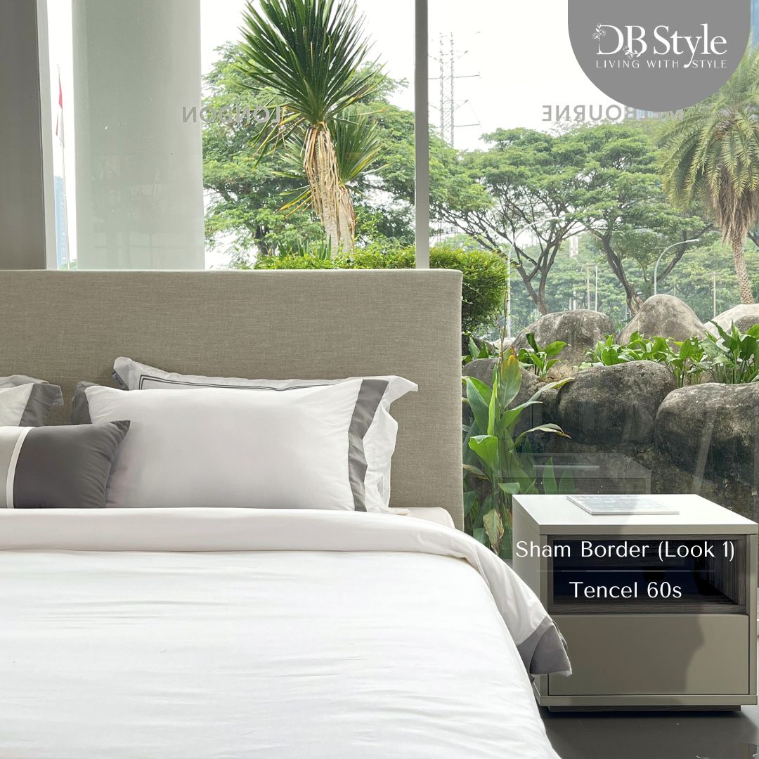 PROMO BUNDLE : 2 Sprei + 1 Bedcover ( Hotel Series - Sutra Organic 60s )